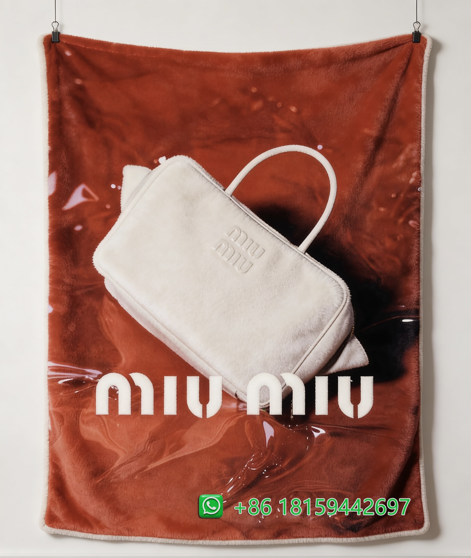 Miumiu Throw Blankets